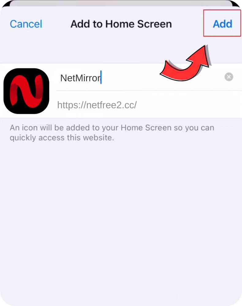 Install and Setup NetMirror on iOS 4