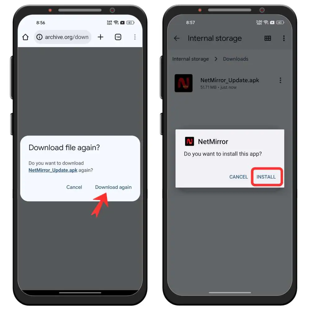 How to Use NetMirror to Watch K-Drama? 2 Download and Install NetMirror